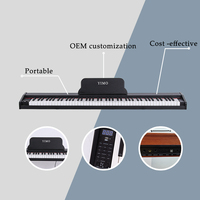 Piano Digital Portable Keyboard 88-Key Beginner Digital Piano 88 Keys Full Size Keyboard Teclado Musical