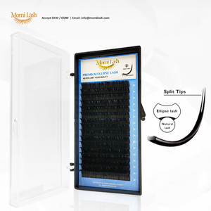 Extensiones de Pestañas Individuales Premium Personalizadas OEM, Grosor de 0.15mm, Suavidad Elíptica, Volumen Natural CC, Pelo Sintético, Marca Privada - Product Image 3