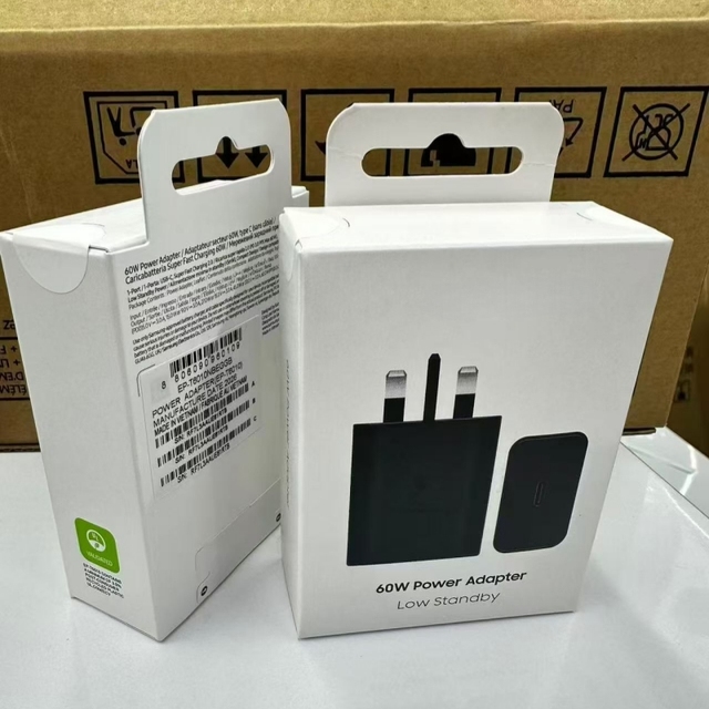 60W New Super Fast Charging Adapter Low Standby PD Quick Charge Plug T6010 for Samsung Galaxy S26 S25 S24 Ultra Plus F56 M56 F55