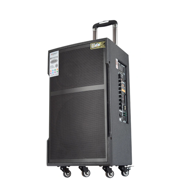 500w Portable Outdoor Party Super Bass Wireless Karaoke Trolley Speaker
