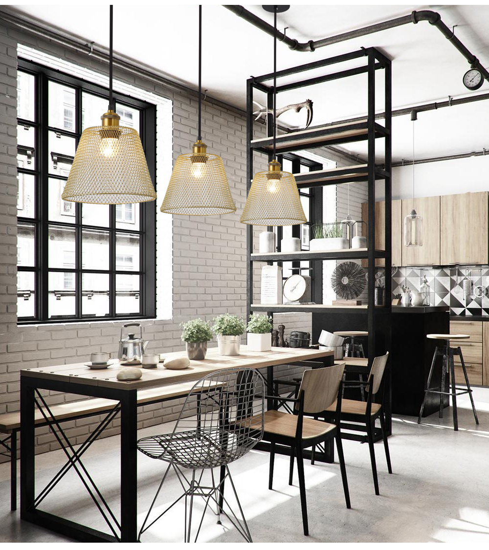 Odm OemTop Grade Custom Ceiling Lamp Black Iron Net Chandelier Suitable For Hotel Restaurant