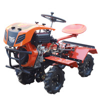 Tracteur agricole à quatre roues, motoculteur, mini motoculteur, désherbeuse rotative