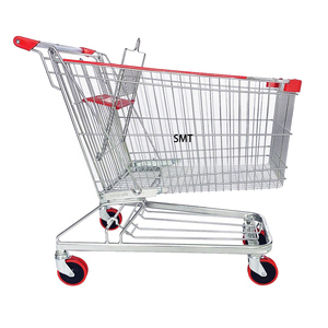 Carrito <span class=keywords><strong>de</strong></span> compras <span class=keywords><strong>de</strong></span> cuatro ruedas <span class=keywords><strong>de</strong></span> metal, carrito <span class=keywords><strong>de</strong></span> supermercado <span class=keywords><strong>de</strong></span> <span class=keywords><strong>segunda</strong></span> <span class=keywords><strong>mano</strong></span> - Product Image 6