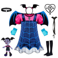 BAIGE vente en gros Halloween vente chaude petite robe Nana TV & Movie Style Vampire ailes crâne sirène Costume