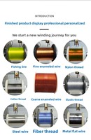 Version à écran tactile de la machine à enrouler intelligente, dotée d'un moteur haute puissance et capable d'enrouler divers fils métalliques.