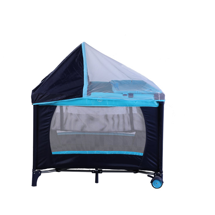 Cuna plegable portátil para bebé, multifuncional, con mosquitera, gran oferta