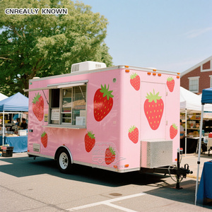 OEM Restaurant Cart <b>Crepe</b> Mobile Kiosk Design For Sale Food Truck Trailer - Product Image 6