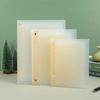 Cuaderno encuadernado en espiral A5 personalizable con cubierta transparente reutilizable Estilo de hojas sueltas para planificadores y notas diarias