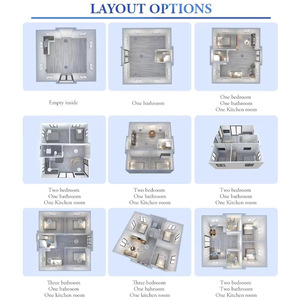 Casa de contenedores de acero expandible, casa prefabricada para uso en hoteles y centros comerciales, Instalación rápida, diseño moderno, China - Product Image 6
