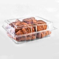 0.75oz contenitori di erbe per il confezionamento di erbe fresche PET chiaro monouso scatola di plastica a conchiglia con gancio