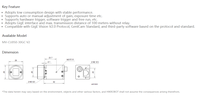 Caméra industrielle HIKROBOT 5MP GigE Vision en temps réel MV-CU050-30GM/GC V2 avec capteur AR0521 CMOS 1/2.5" 24fps non compressée