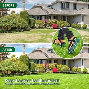 Sepatu Aerator rumput satu ukuran, sepatu epoksi tiup berduri rumput tahan lama