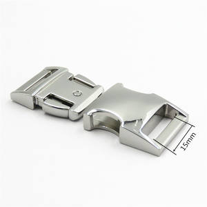 OEM accesorios de <span class=keywords><strong>Hardware</strong></span> 15mm Metal Collar de perro lado liberación rápida hebilla de correa de perro y mochila - Product Image 3