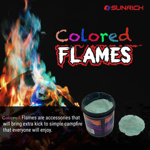 Mystical Fire 250g Boîtes en plastique Magical Fire Colorant Packets Wood Burning Color Fire Flame Color Change Powder for Campfire - Product Image 3