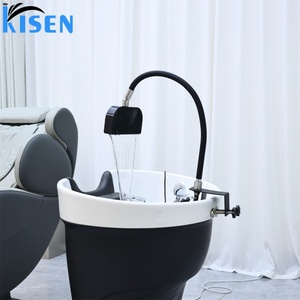 KISEN High Quality Salon <b>Rotating</b> Electric Shampoo <b>Chair</b> Hair Salon Beauty Barbershop Hair Washing Waterfall Shampoo <b>Chair</b> - Product Image 4