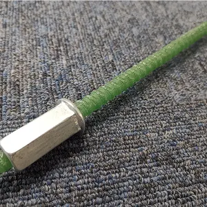 Nuevo productos no-hilo conductor de fibra de vidrio pultrusionado de barra de forma trabajo FRP conector para venta