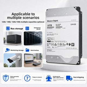 قرص صلب ميكانيكي هيليوم HC550 بسعة 12 تيرابايت - 18 تيرابايت للمراقبة على مستوى المؤسسات بواجهة SATA جديد - Product Image 5