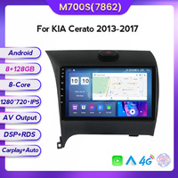 Lecteur DVD de voiture Mekede MS 8 cœurs 8+128 Go avec écran IPS, affichage monté sur véhicule pour KIA Cerato K3 2013 2017 9 pouces