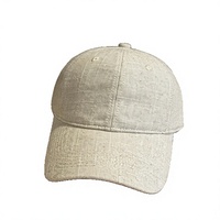 Casquette de baseball personnalisée non structurée, broderie OEM, style vintage, visière large structurée pour femme