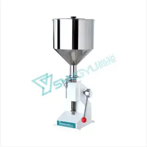 Small business cream cosmetic cheese oil milk 5-50ml Manual filling machine