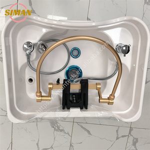 Siman 2025 más caliente portátil <span class=keywords><strong>de</strong></span> moda Abs Bowl cama <span class=keywords><strong>de</strong></span> champú sin tuberías <span class=keywords><strong>de</strong></span> plomerí<span class=keywords><strong>a</strong></span> con frenos en la parte inferior para salón <span class=keywords><strong>de</strong></span> belleza - Product Image 2