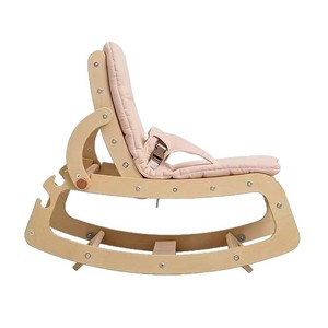 Silla Mecedora de Madera Original para Bebé, Ajustable, de Madera Maciza, Cuna para Recién Nacidos de 6 a 12 Meses - Product Image 5