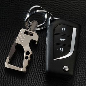 Creative Multifunctional Heavy Duty <b>Key</b> Chain for Car <b>Key</b> Bottle Opener Carabiner Keychain With Double <b>Key</b> <b>Rings</b> - Product Image 2