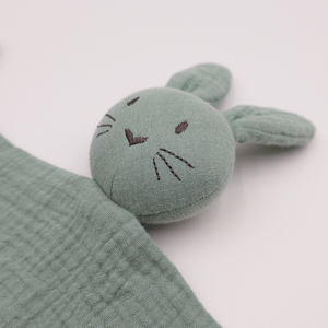 <b>Baby</b> Security Blanket <b>Muslin</b> Loveys <b>Babies</b> Girls Boy Unisex Soft Backing Stuffed Plush Cuddle Newborn Blankie - Product Image 4