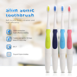 Cepillo de Dientes Eléctrico Saijia, a Batería, Impermeable IPX7, Vibración de Alta Frecuencia, Cepillo de Dientes Inteligente Portátil - Product Image 2