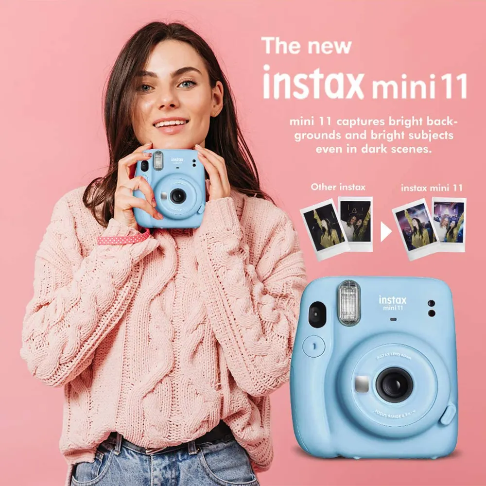 Appareil photo pas cher Instax Mini 11 Appareil photo instantané facile à utiliser Nouveauté Caméra Cadeau pour enfant
