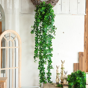 Artificial Cuckoo <b>Leaf</b> <b>Wall</b> Hanging Silk Flower Greenery For Home <b>Decor</b> Wedding Props - Product Image 4