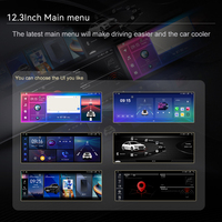 OEM/ODM Unit kepala Multimedia mobil 12.3 inci Radio mobil untuk TOYOTA PRADO/120 2004-2009 Android QLED layar sentuh dengan fungsi 360