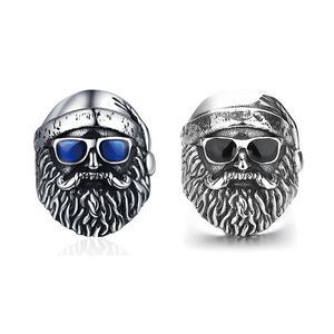 Bague de mode en acier inoxydable titane 316L vintage, style hip-hop, punk, gothique, délicat, <span class=keywords><strong>viking</strong></span>, barbu, dominant, vente en gros pour hommes - Product Image 5