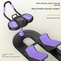 Appareil de fitness pliable en plastique pour entraînement à domicile, machine d'exercices abdominaux et de renforcement du tronc, pour exercices de crocodile et crunches
