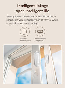 Détecteur d'<span class=keywords><strong>ouverture</strong></span>/fermeture de <span class=keywords><strong>porte</strong></span>/fenêtre intelligent Wi-Fi avec alarme sonore, compatible Alexa, Google Home, Tuya, application Android intelligente pour hôtel - Product Image 3