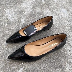 Nuove <span class=keywords><strong>Scarpe</strong></span> Semplici ed Eleganti in Pelle PU Lucida a Punta, <span class=keywords><strong>Scarpe</strong></span> Basse Monocolore da <span class=keywords><strong>Ufficio</strong></span> <span class=keywords><strong>per</strong></span> Donne - Product Image 2