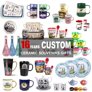 Taza de <span class=keywords><strong>Café</strong></span> de Cerámica con Diseño de Catedral de <span class=keywords><strong>Florencia</strong></span>, Italia, Souvenir con Estampado de Dibujos Animados, Taza de Gres Personalizada, OEM, ODM, Venta al Por Mayor - Product Image 4