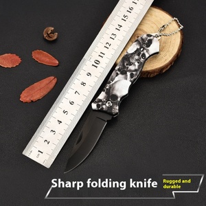 Nuevo cuchillo plegable para exteriores, hoja anticuerpo de acero inoxidable <span class=keywords><strong>legal</strong></span> para fruta y regalo de Camping, cuchillo plegable - Product Image 4