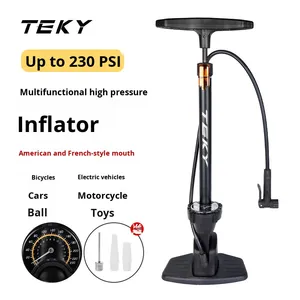 <span class=keywords><strong>Pompe</strong></span> <span class=keywords><strong>à</strong></span> <span class=keywords><strong>vélo</strong></span> en aluminium Manomètre <span class=keywords><strong>Pompe</strong></span> manuelle <span class=keywords><strong>à</strong></span> haute pression pour vélos électriques <span class=keywords><strong>Pompe</strong></span> portable <span class=keywords><strong>à</strong></span> <span class=keywords><strong>pied</strong></span> - Product Image 1