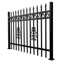 Clôture de jardin extérieure personnalisée en aluminium Runyuan, clôture de mur de séparation pour cour arrière