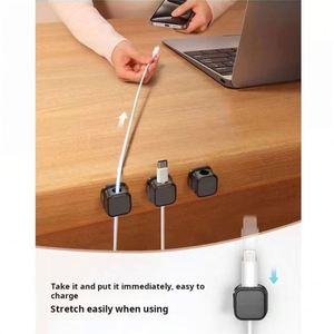 X712 Productos de Venta Caliente 2024 Accesorios para Teléfonos Móviles Android de Escritorio Clips Magnéticos para Cables Organizador de Cables - Product Image 4