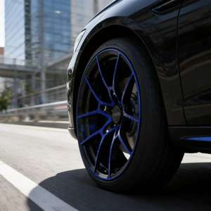 <span class=keywords><strong>ล้อ</strong></span>ปลอมแปลงสำหรับ FK8 BMW G025แข่งรถ Volk ขอบสีฟ้า G025LC 18 19 20นิ้ว5X120กำหนดเอง - Product Image 4