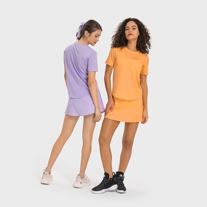 Xsunwing mujeres deportes tenis <span class=keywords><strong>Fitness</strong></span> secado rápido sólido mujer correr Skort falda activa atlética Yoga <span class=keywords><strong>Fitness</strong></span> faldas WDQ229 - Product Image 6