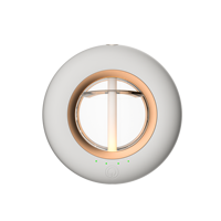 Diffuseur d'huiles essentielles ultrasonique Bluetooth avec veilleuse tactile, pulvérisation programmée et aromathérapie aux huiles essentielles