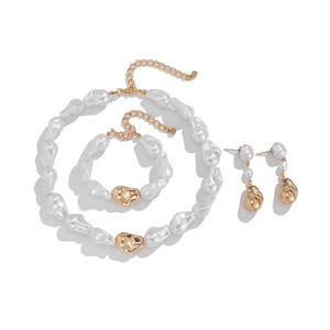 Set di <span class=keywords><strong>Gioielli</strong></span> con Perle d'Imitazione a Forma Barocca Personalizzato <span class=keywords><strong>Gioielli</strong></span> da Sposa alla Moda da Donna Idea Regalo per la <span class=keywords><strong>Festa</strong></span> <span class=keywords><strong>della</strong></span> <span class=keywords><strong>Mamma</strong></span> - Product Image 5