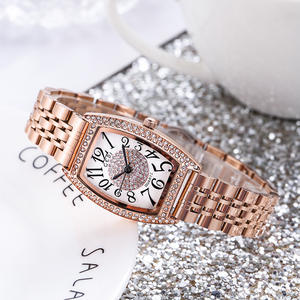 นาฬิกาควอตซ์สายเหล็กทรงกระบอกหน้าปัดลายดวงดาว ของขวัญวันหยุดที่สมบูรณ์แบบสำหรับผู้หญิง - Product Image 6