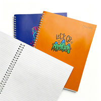 Cuaderno Espiral de Doble Alambre Personalizado de 250x200 mm con Cubierta Impresa a Color y Páginas Rayadas