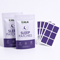 Patchs de sommeil HLK 30 pièces, 8 heures de port, sans médicament, sommeil profond, meilleur sommeil, naturel, hypoallergénique, OEM, ODM, marque privée, logo personnalisé