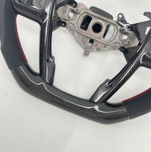 Volante de Fibra de Carbono Personalizado CCExcellent para Chrysler 300 300c con Línea Roja - Product Image 4