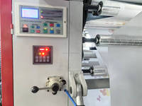 Machine d'impression flexographique rouleau à rouleau pour film de sacs shopping en PE/PP, 4 couleurs, vitesse moyenne, modèle YT-41000